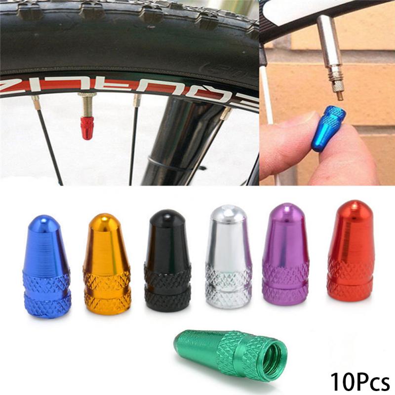 10PCS Bike Presta Cap Durable Bicycle Fixie MTB Presta Wheel Rim Tyre Stem Air Caps Dust Cover Cycling Accessories