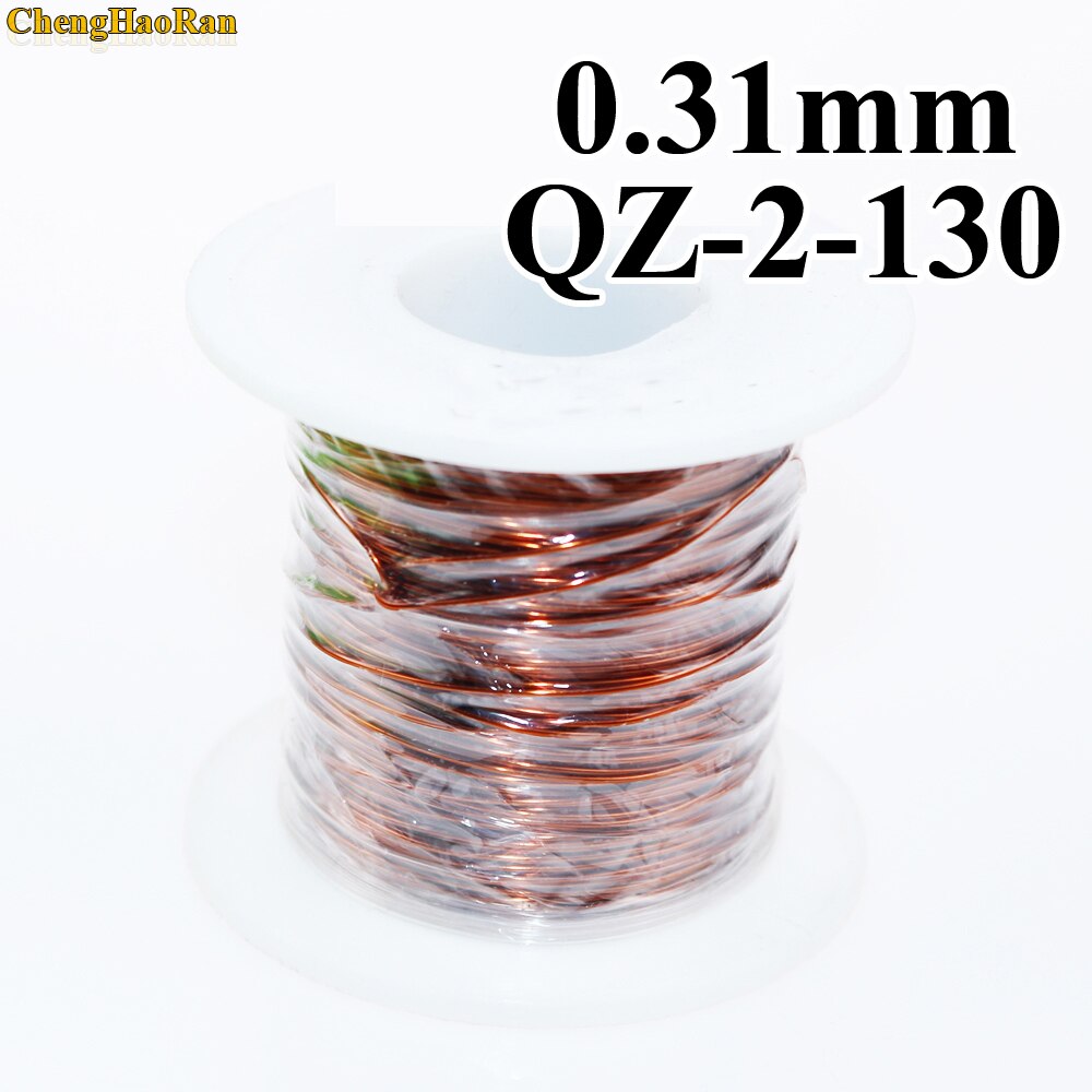 ChengHaoRan 0.31mm 1 meter QZ-2-130 Polyester Enameled Copper Wire Repair wire 1m