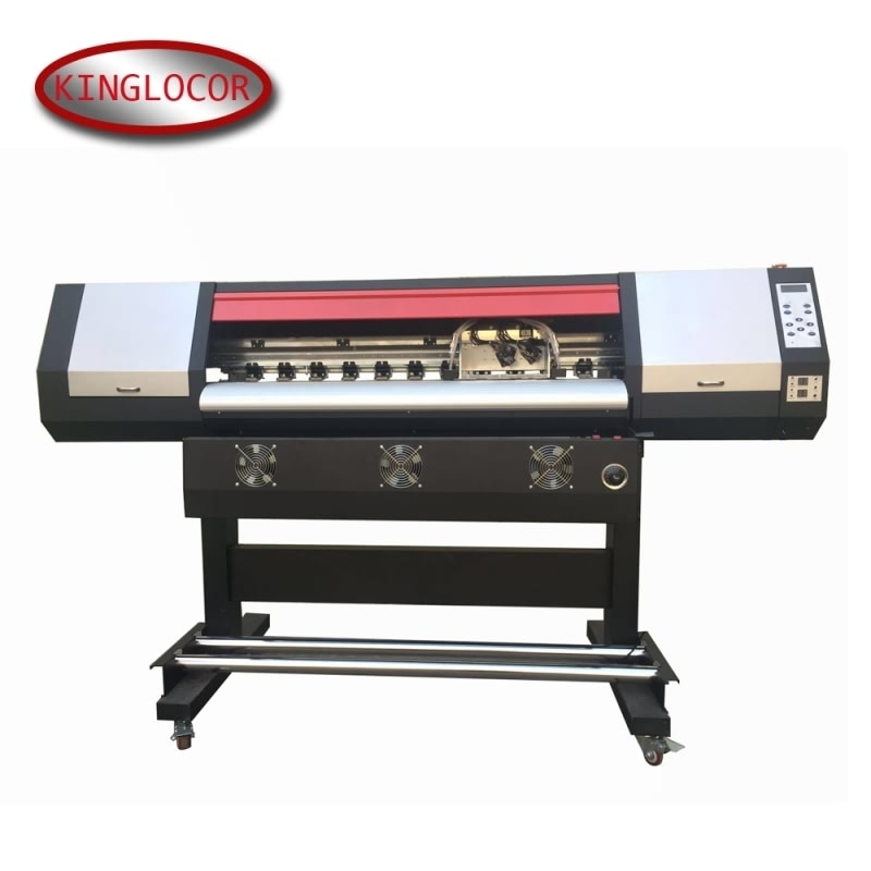 Professional Large Format Flex Banner Vinyl One XP600 Roll To Roll Label Printing Machine Color Film Digital Inkjet Printer