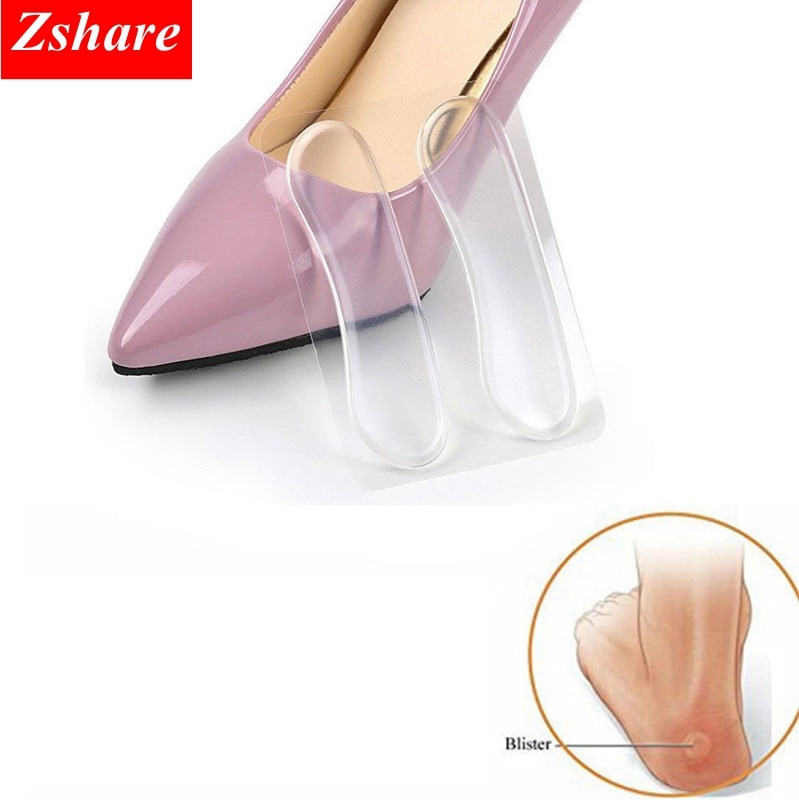 1 Pair Silicone Soft Insert Heel Liner Grips High Heel Comfort Pads Feet Care Accessories HT-4