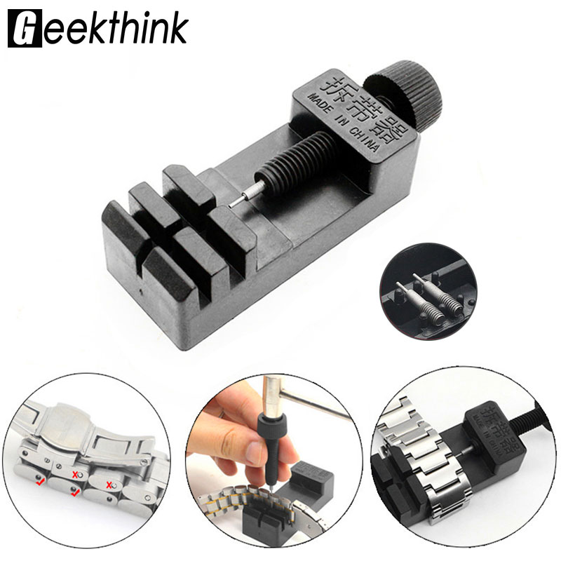 High Quality Stainless Steel Watch Band Link Remover Adjustable Tool Slit Strap Bracelet Chain Pin Adjuster Repair Tool Kit New