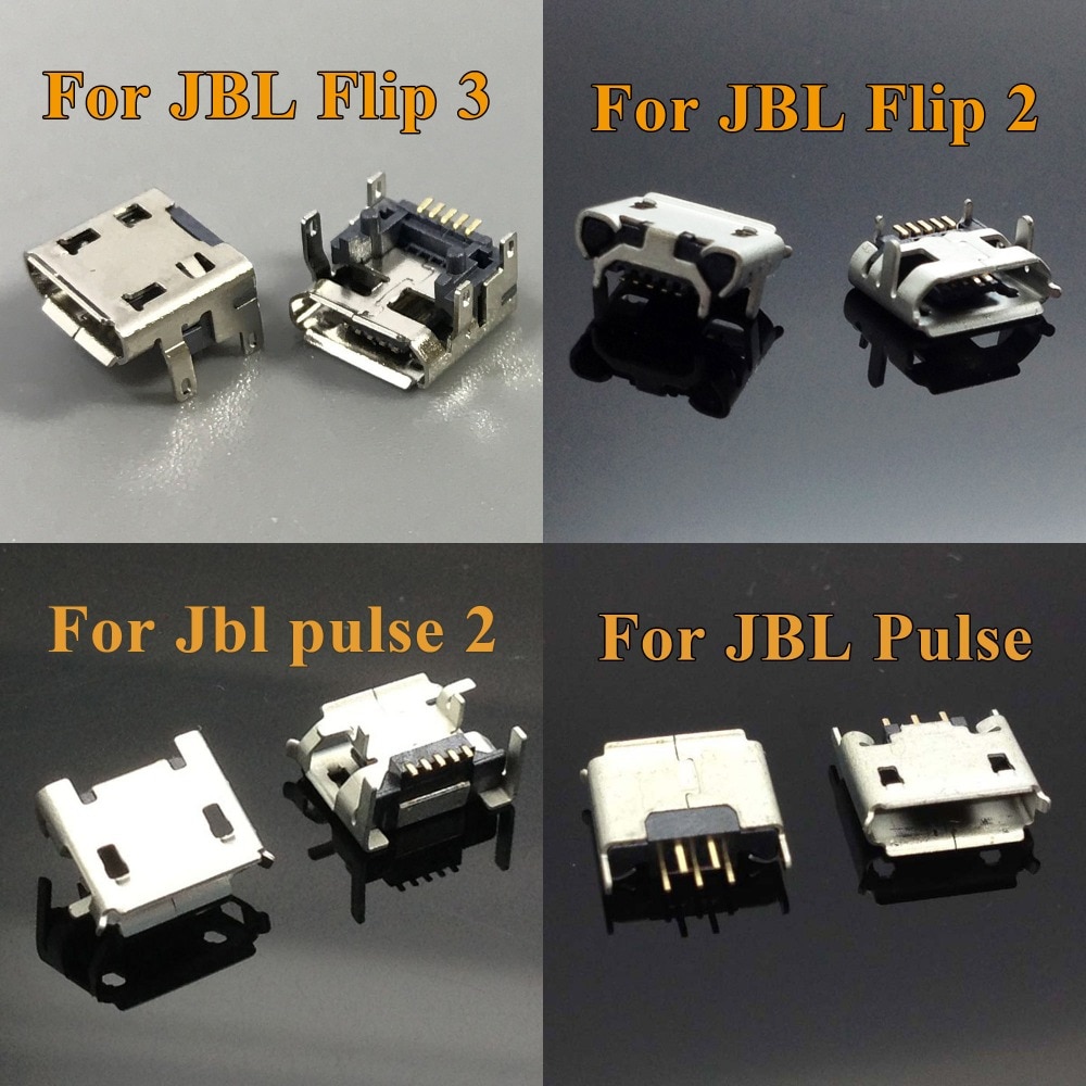 ChengHaoRan 1x For JBL FLIP 3 flip 2 Pulse 2 Bluetooth Speaker female 5pin type B Micro USB Jack Charging socket dock Connector