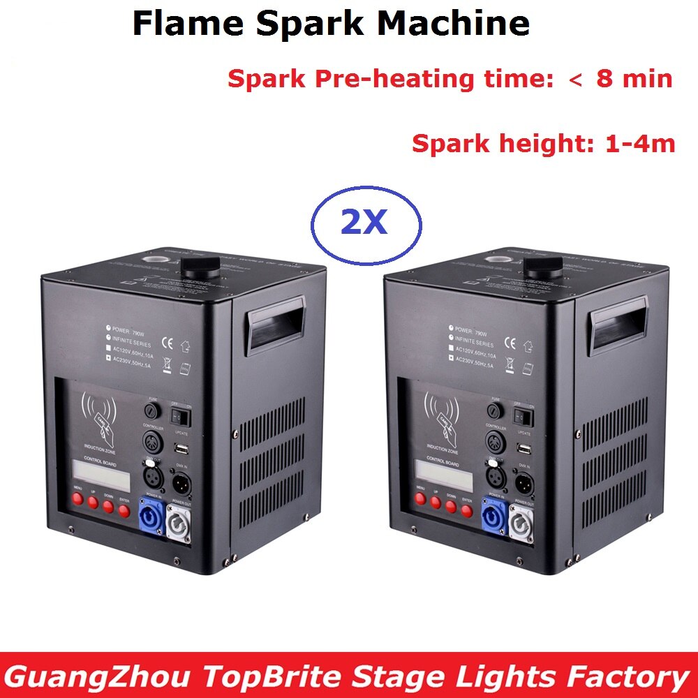 DMX/Remote Control Cold Spark Fountain Machine Indoor / Outdoor Firework Sparkler Machine For Professional Stage Lighting Effect