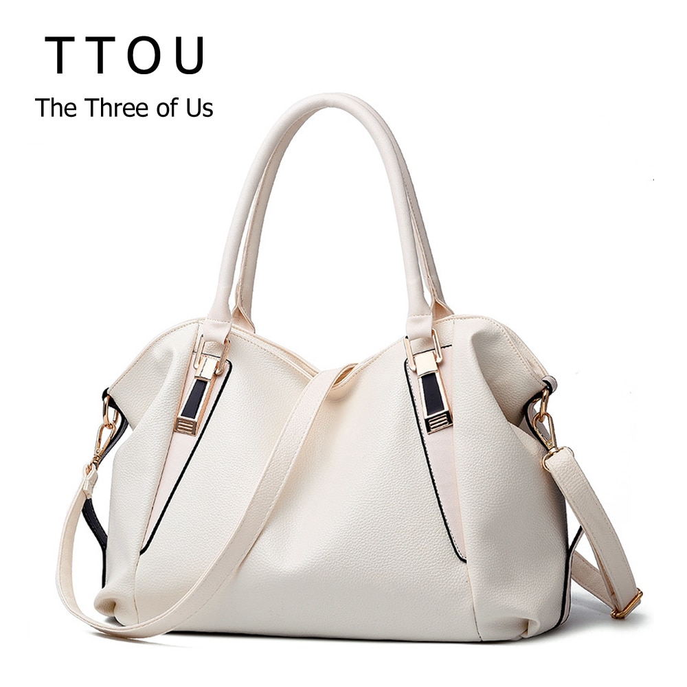 TTOU Designer Women Handbag Female PU Leather Bags Handbags Ladies Portable Shoulder Bag Office Ladies Hobos Bag Totes