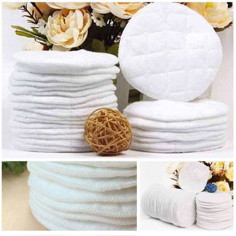 20pcs/Lot Reusable Nursing Breast Pads Washable Soft Absorbent Feeding Breastfeeding Pad Useful NEW