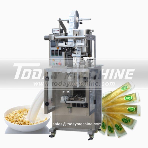 Jelly packing machine Stick Packaging Filling Sealing Ice Pop Candy 3 Sides Sealing Honey Ice Lolly Packing Machine Oral gel