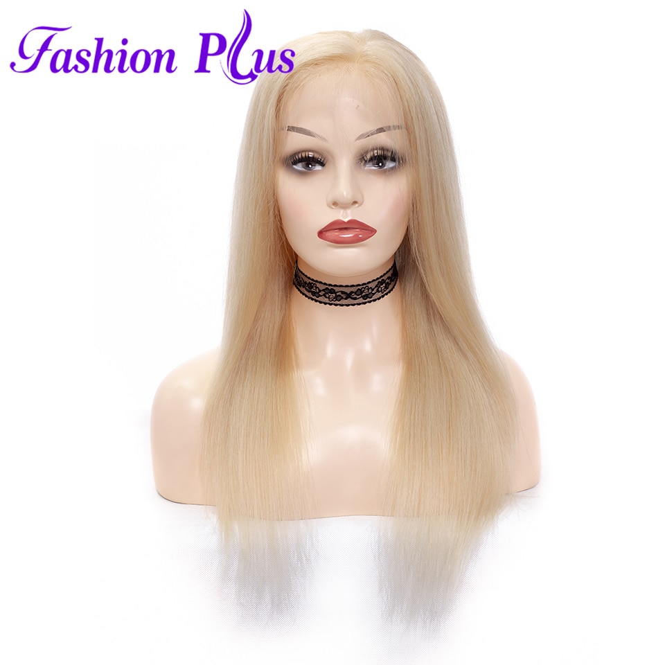 Full Lace Human Hair Wigs Pre Plucked 613 blonde Brazilian Remy Hair Wigs For Women Human Hair Wigs 14-24'' Can Be Customized