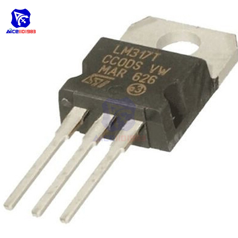 1 PC IC Chips LM317T LM317 317 Adjustable Regulator Transistor TO-220 Voltage Regulator Original Integrated Circuit