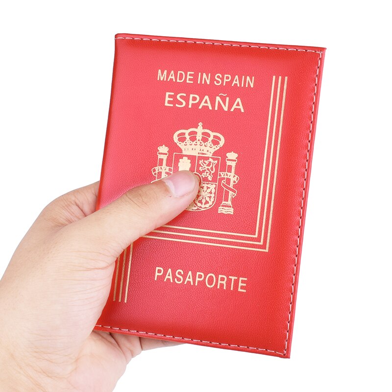 Spain Travel Passport Holder Protector Cover Men Women Card Credit Covers Passport Case