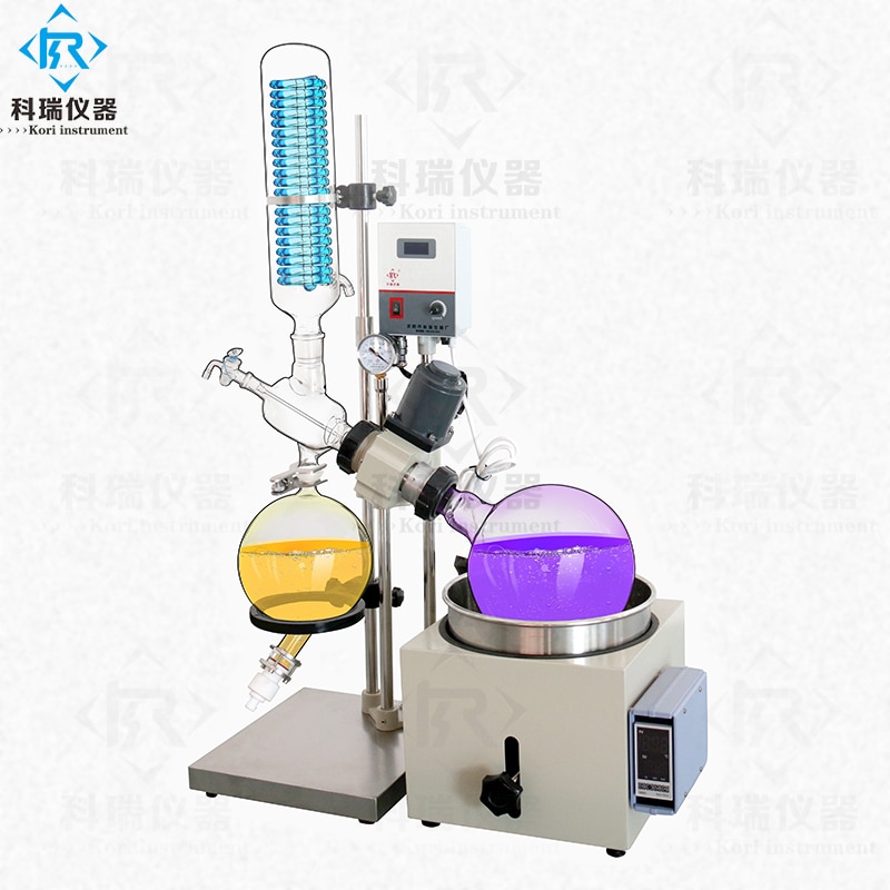5L Rotary Evaporator glassware for distillation lab equipment from Rotary vacuum Evaporator manufacturer
