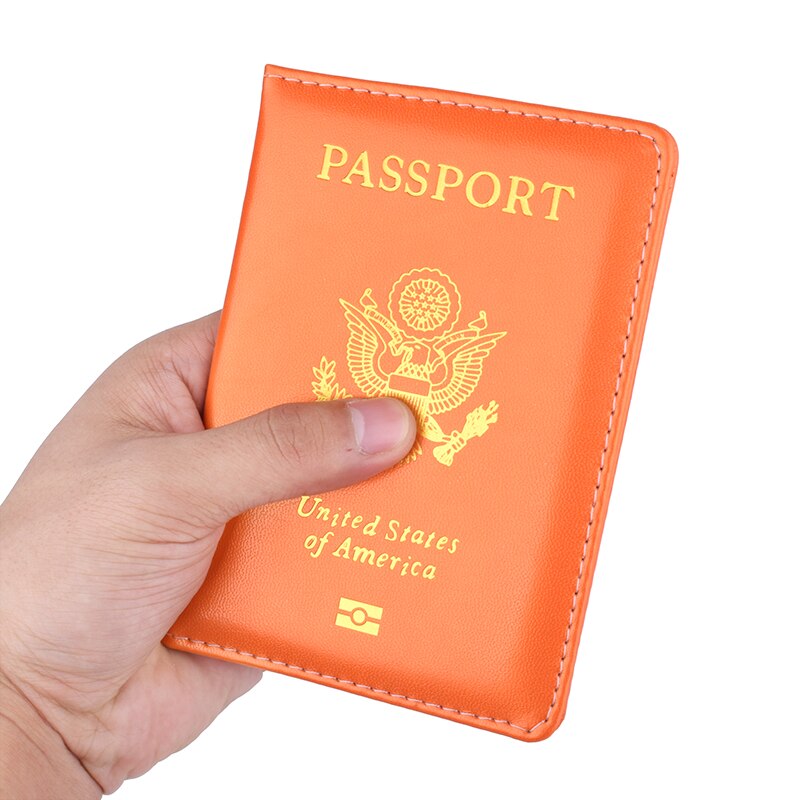 USA Travel Passport Holder Protector Cover American Card Credit Covers Passport Case