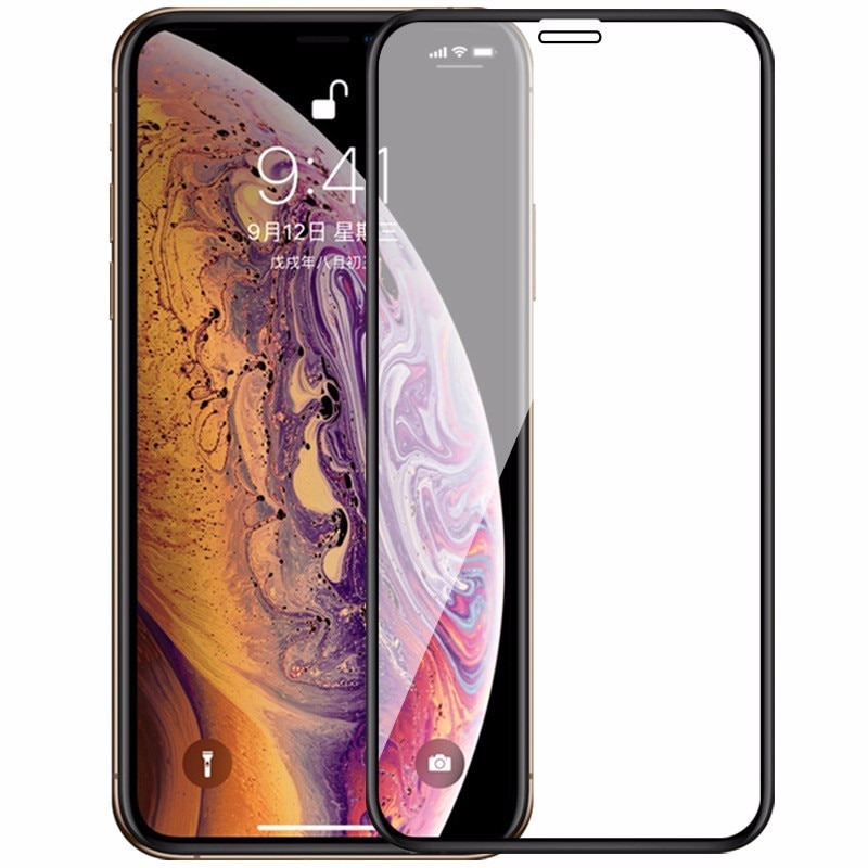 3D Hard Edge Tempered Glass For IPhone 7 6 6s 8 plus Glass Screen Protector On For IPhone XS MAX XR Tempered Glass 9H Film Glass