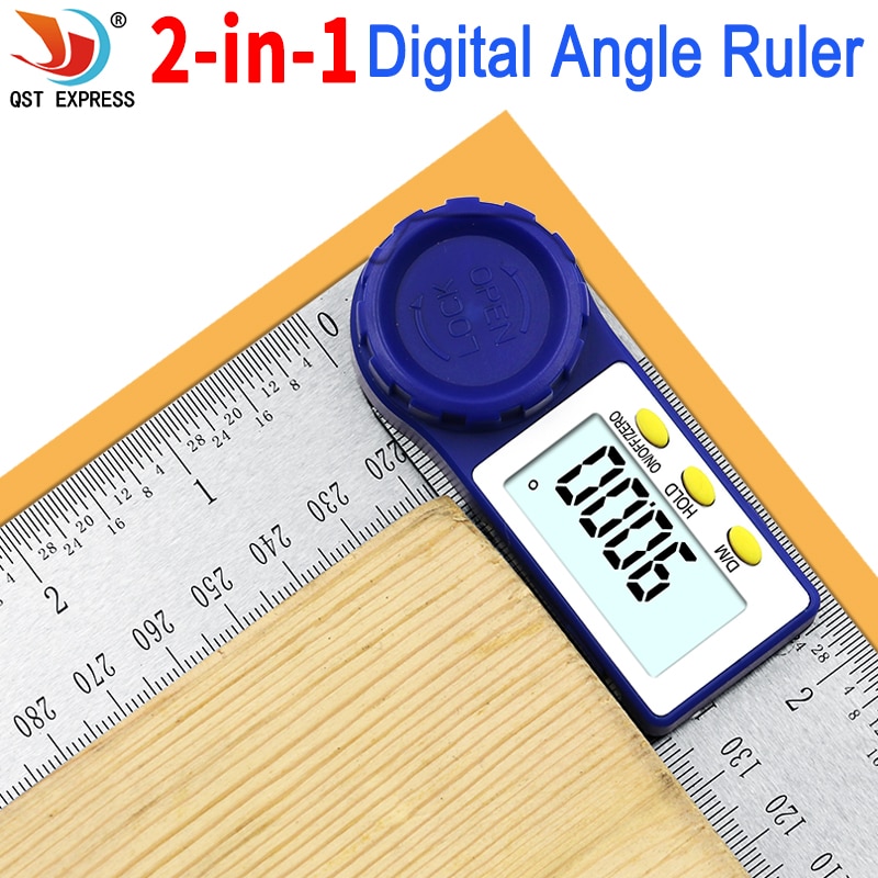 0-200mm 8'' Digital Meter Angle Inclinometer Angle Digital Ruler Electron Goniometer Protractor Angle finder Measuring Tool