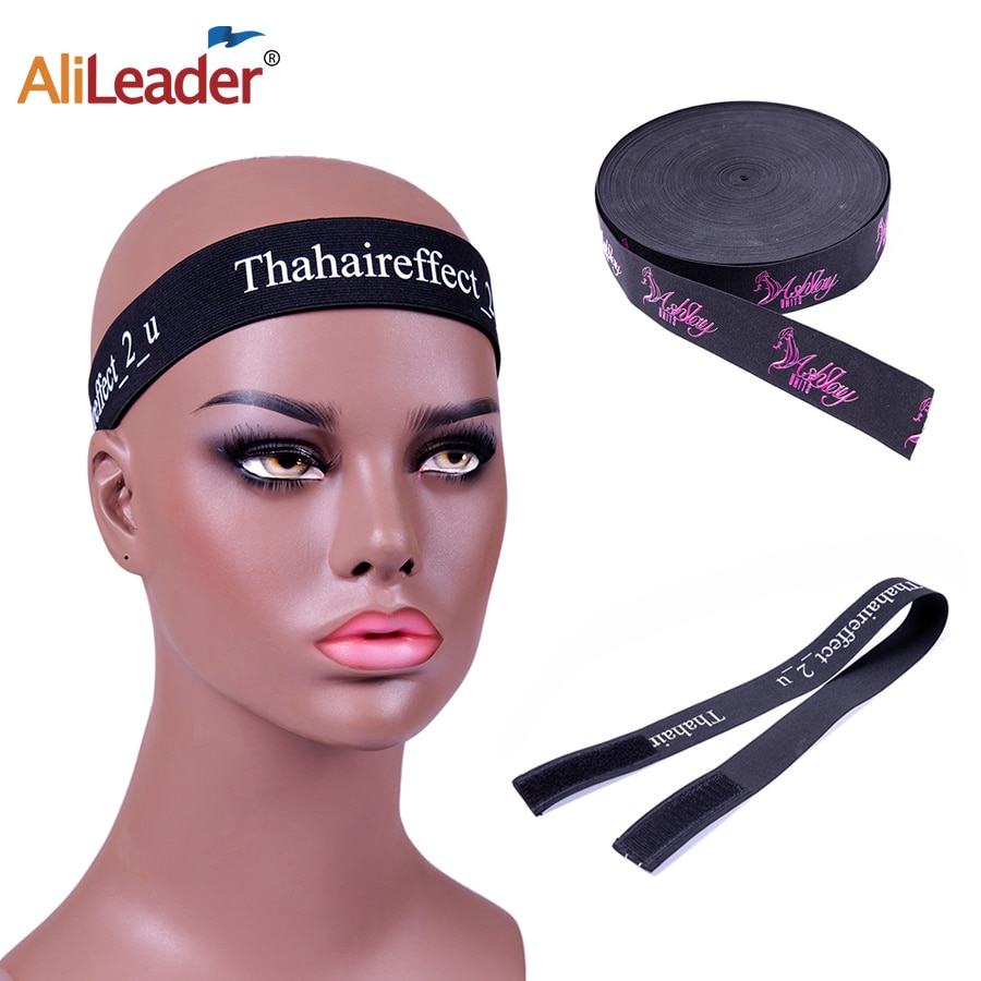 Alileader Cheap Elastic Band For Wigs Accessories High Quality Wig Making Materials Wig Caps For Making Closure wig Black Color