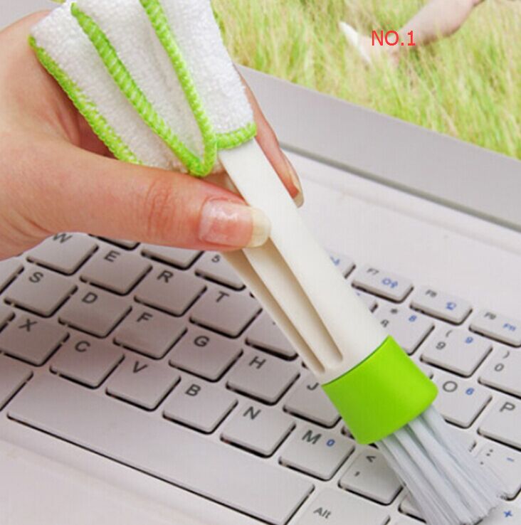 Pocket Brush Keyboard Dust Collector Air-condition Cleaner Computer Clean Tools Window Leaves Blinds Cleaner Duster