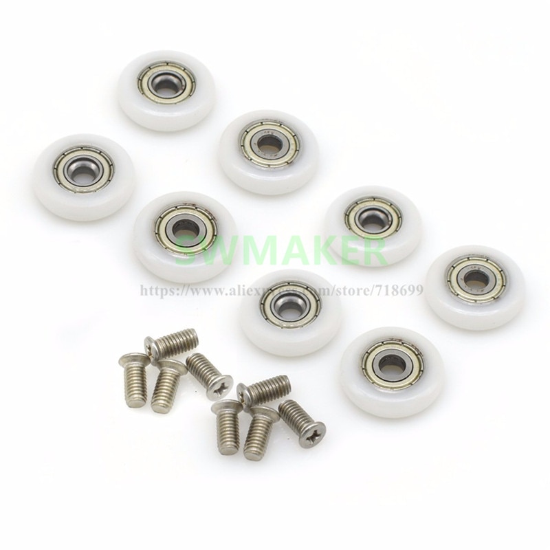 1pcs 19 mm 20mm 23 mm 25 mm 27 mm high quality bearing steel wear-resisting wheel single pulley in shower