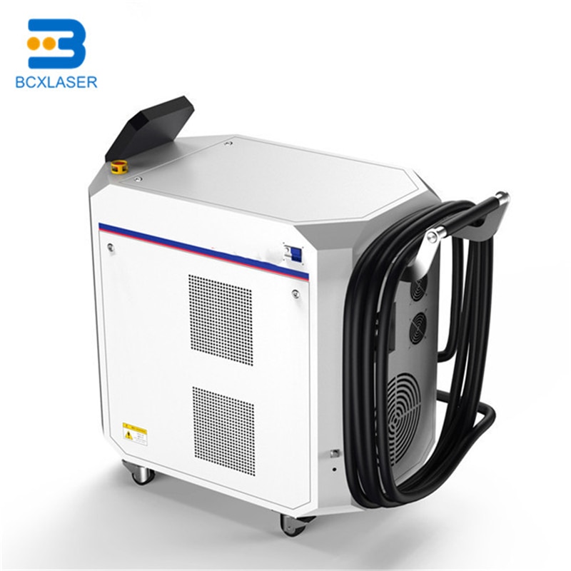 200W Rust paint removal laser cleaning machine for metal stone