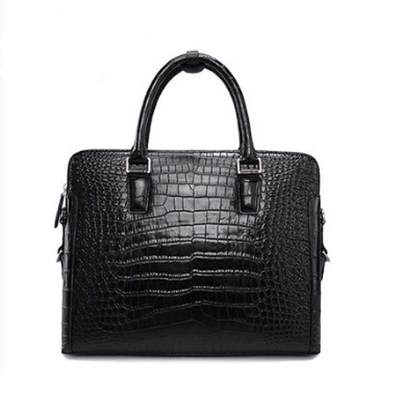 weitasi new fashion Crocodile skin men handbag for men Men's leisure business bag man handbag men Crocodile bag