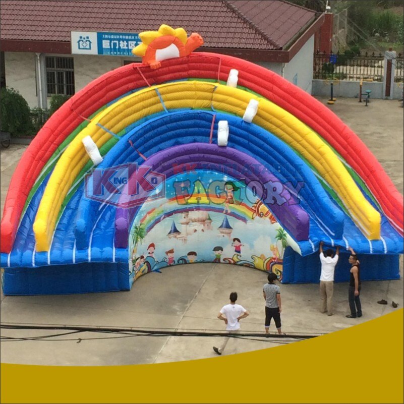 Large inflatable slide manufacturers inflatable water park combination,water games,water Slide inflatable aqua amusement park