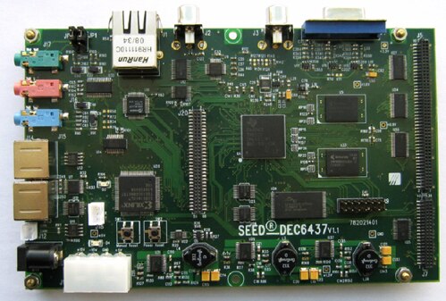 For SEED-DEC6437 Development Board TMS320DM6437 DDR2 VGA CAN DVR