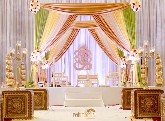 10ft x 10ft x 10ft rainbow color wedding pavillion drapes with stainless steel Stand,wedding decoration church drapery