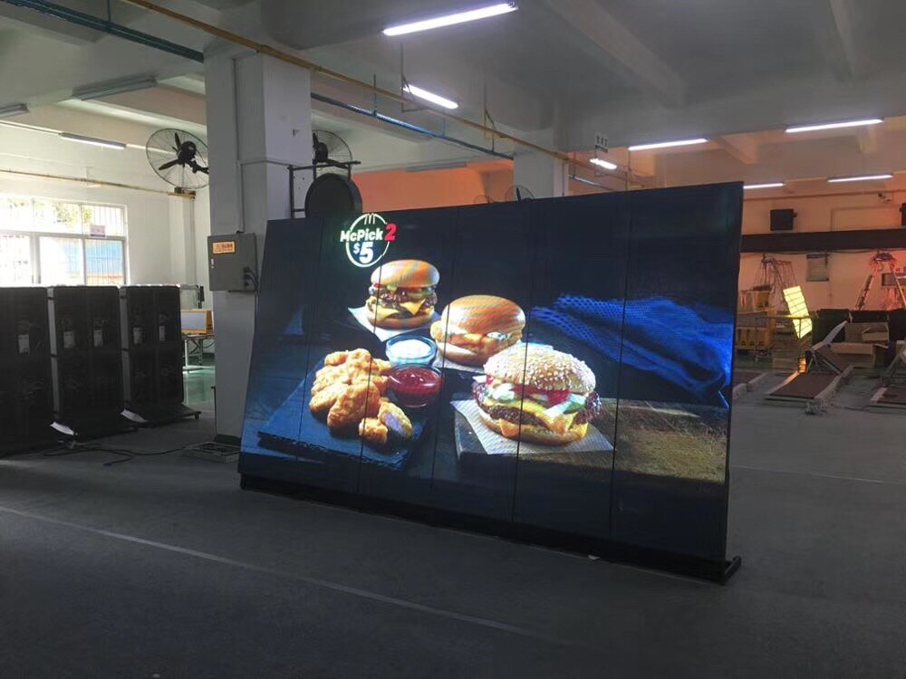 DIY 43 49 55 inch led backlight advertising display player signage tft hd led screen Outdoor LED advertising Screen display