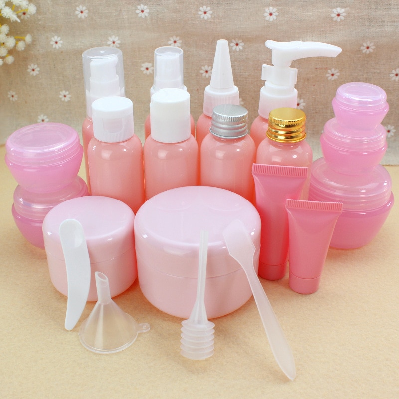 New Travel cosmetics Sub-bottle Portable Travel Empty Cosmetic Containers Cream Lotion Plastic Bottles Travel Accessories