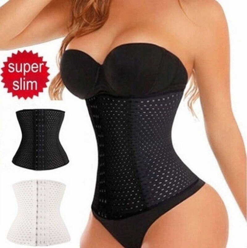 Women Waist Shapewear Trainer Cincher Underbust Corset Belt Slim Body Shaper