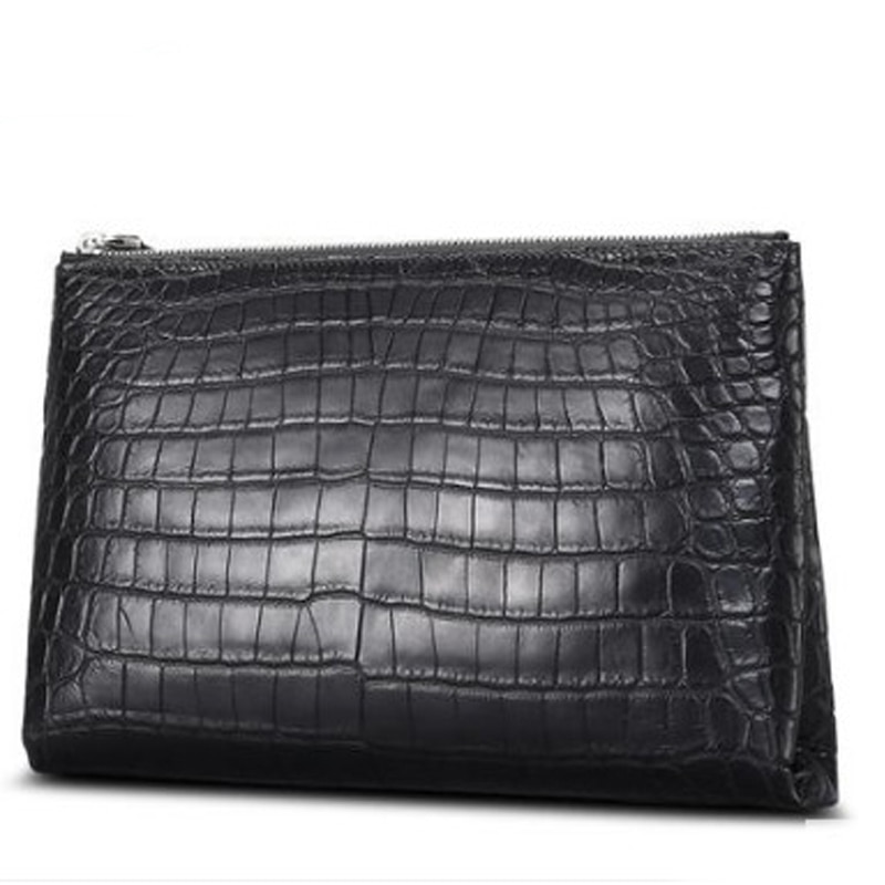 Cestbeau Nile crocodile belly makes envelope bags for men crocodile leather hand bags men clutch bag