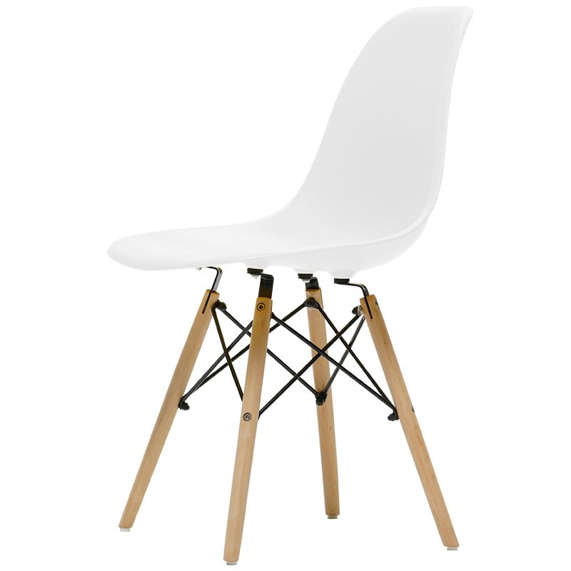 300x Chairs PACK, Sweden Design Chair with Plastic Seat and Backrest / Wood Feet of Breech