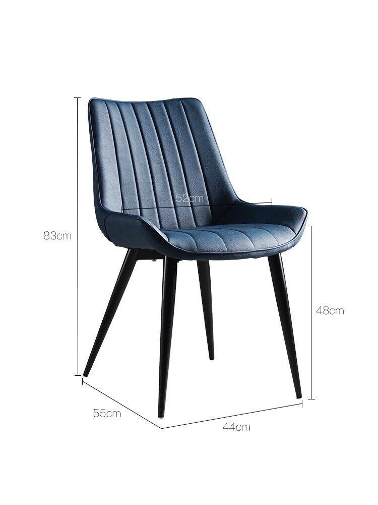 100pcs PACK, Low Profile Dinner Chair with PU Faux Leather Upholstery With Metal Foot