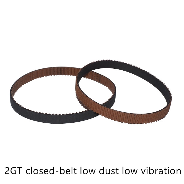 3D printer belt GT2 closed loop dust low vibration rubber 2GT timing 92 110 Length 92mm 110mm width 6mm