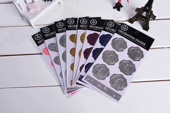 1pack/lot Vintage 'miss You' 'thank You' Heart Shaped Decal Stickers DIY Diary Notebook Kids Room Parlor Decor Scrapbooking