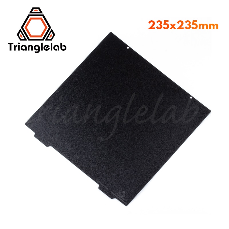 Trianglelab 235 X 235 ender 3 Double Sided Textured PEI Spring Steel Sheet Powder Coated PEI Build Plate For Ender 3