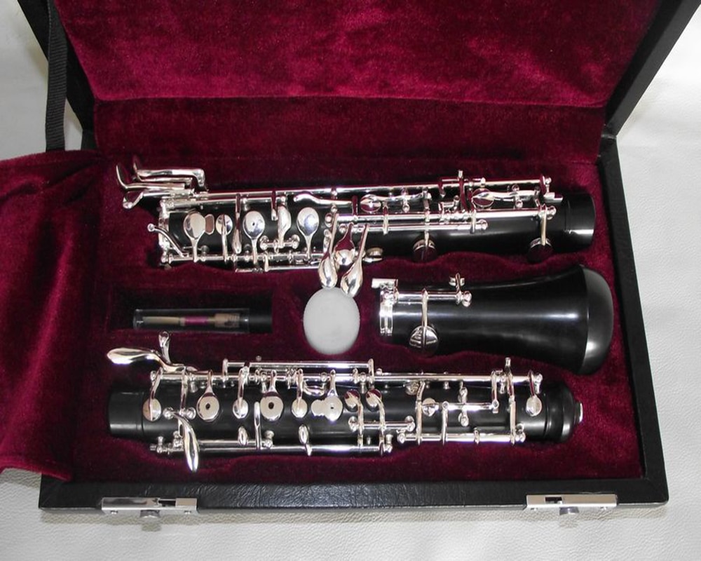 Excellent ebony wood oboe in C key full automatic outfit