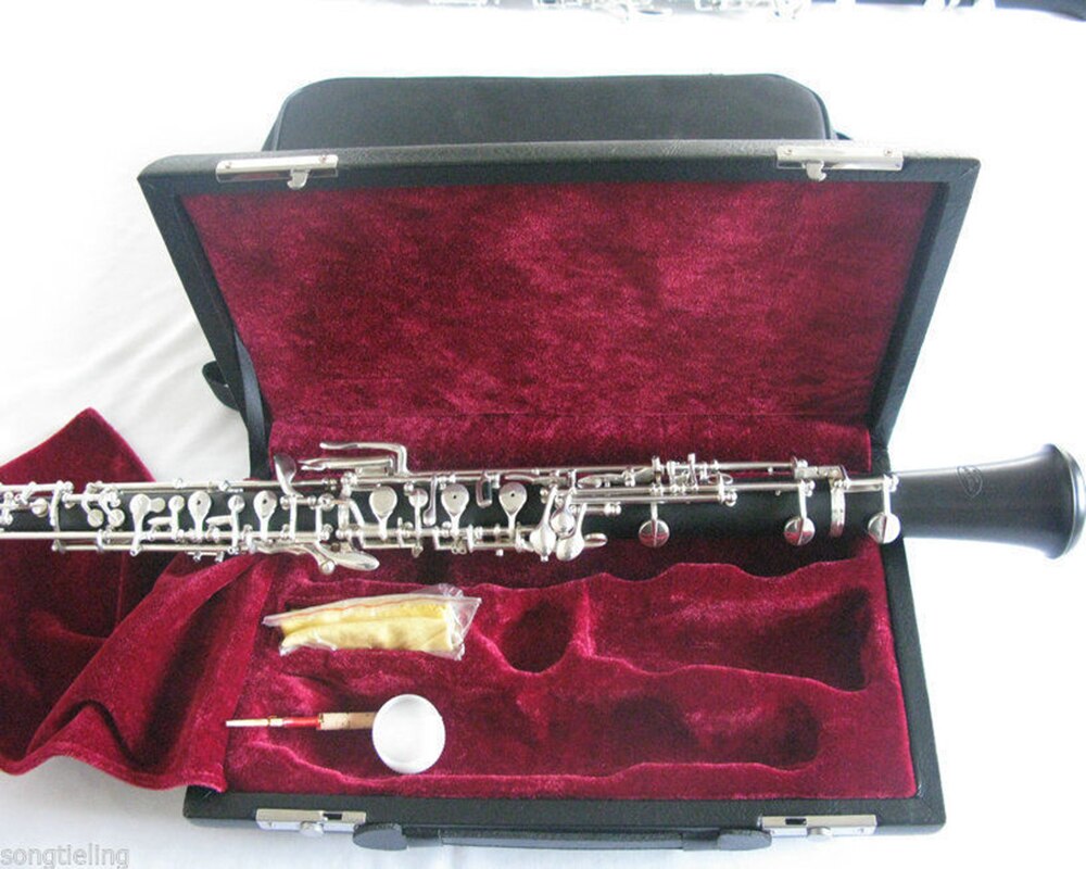Musicians Concert Oboe ,Bb keys,Ebony body,silver plated