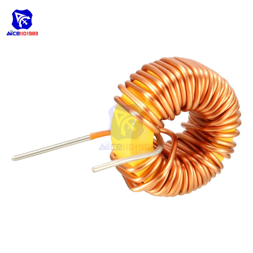 100μH 3A Coil Wire Wrap Toroid Magnetic Inductor Monolayer Wire Wind Wound Inductance Coil for Arduino LM2596