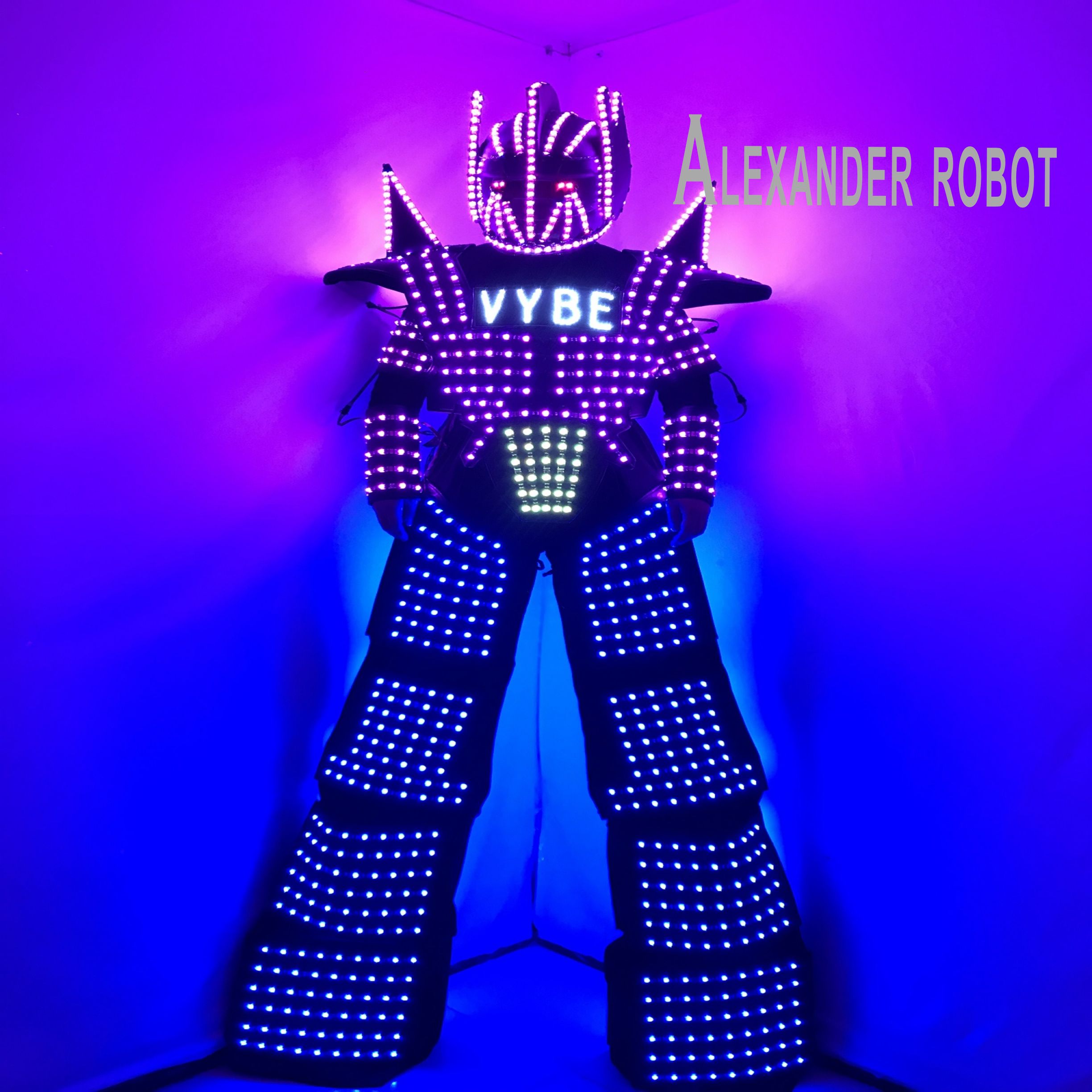 LED Robot Costume /LED Clothing/Light suits/ LED Robot suits/ ALEXANDER robot