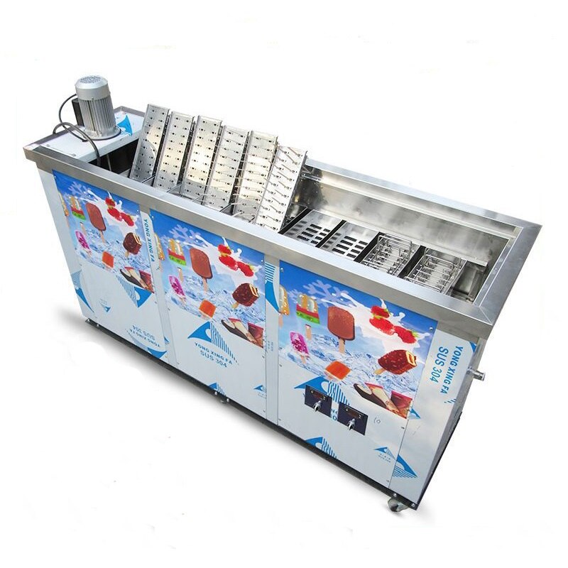 Commercial 10 Moulds Popsicle Lolly Making Machine Large Production Hard Ice Cream Stainless Steel Molds price