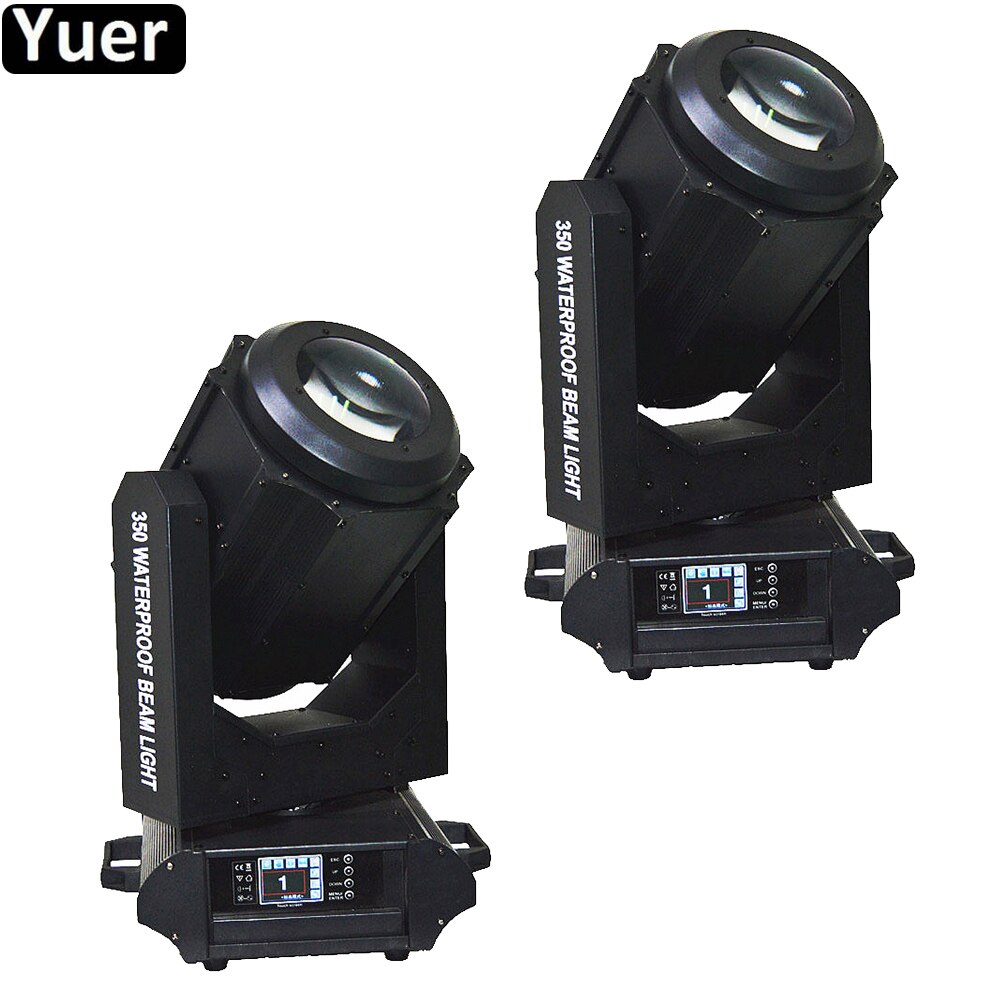 2Pcs/Lot IP65 350W Waterproof Outdoor Beam Moving Head Light Professional Stage Lighting For DJ Disco Sound Party Club Lights