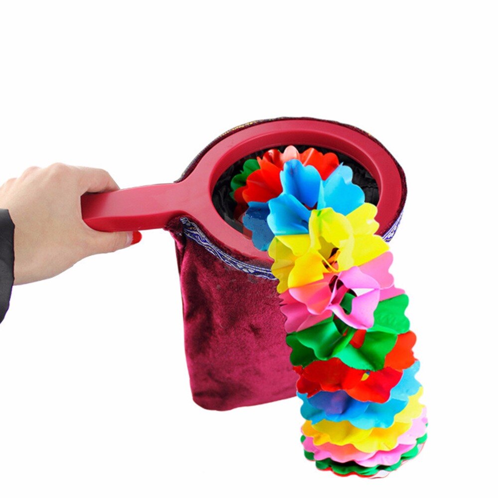1PCS Magical Props Magic Change Bag Twisting Handle Make Things Appear Disappear Magic Trick Gift for Children Toys