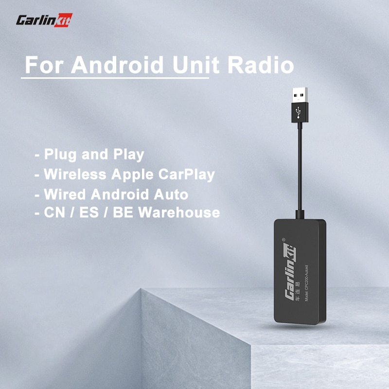 Carlinkit Wireless Carplay Smart Link Apple CarPlay Dongle for Android Navigation Player Mini USB Carplay with Android Auto