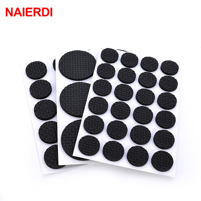 NAIERDI Anti Slip Mat Self Adhesive Furniture Pads Feet Rug Felt Pads Bumper Damper For Chair Table Protector Hardware