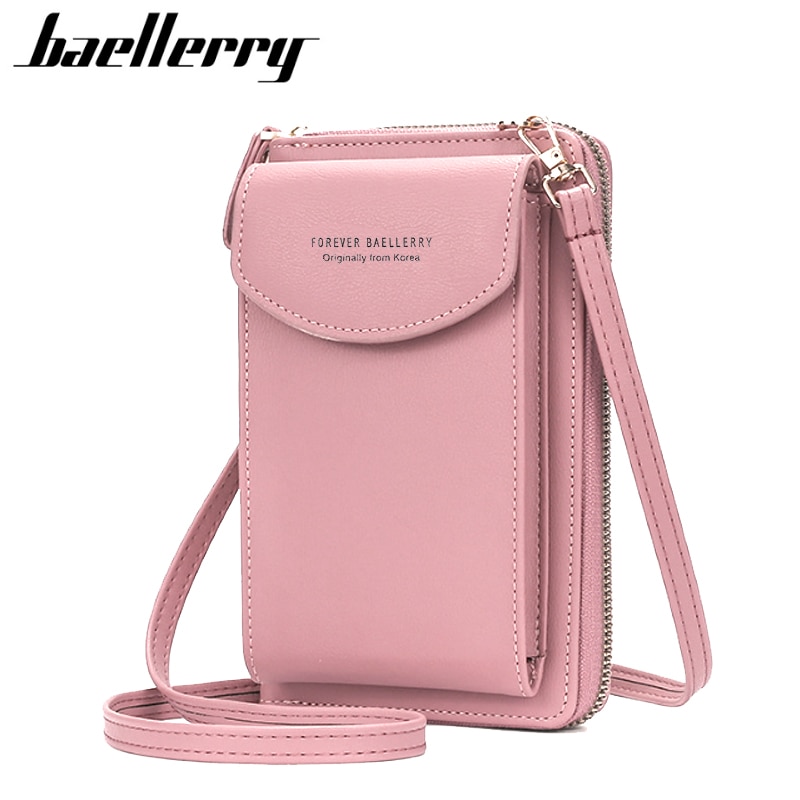 Baellerry Women Wallet Brand Mobile Phone Bags Big Card Holders Wallet Handbag Purse Clutch Wallets Messenger Shoulder Bag Lady