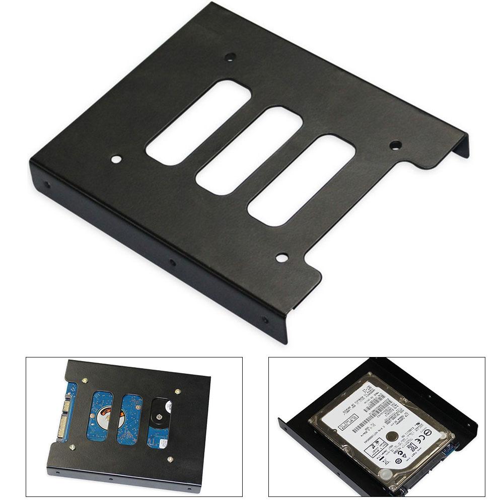 Metal 2.5 inch to 3.5 inch Hard Drive Bracket SSD Solid State Disk Caddy Tray