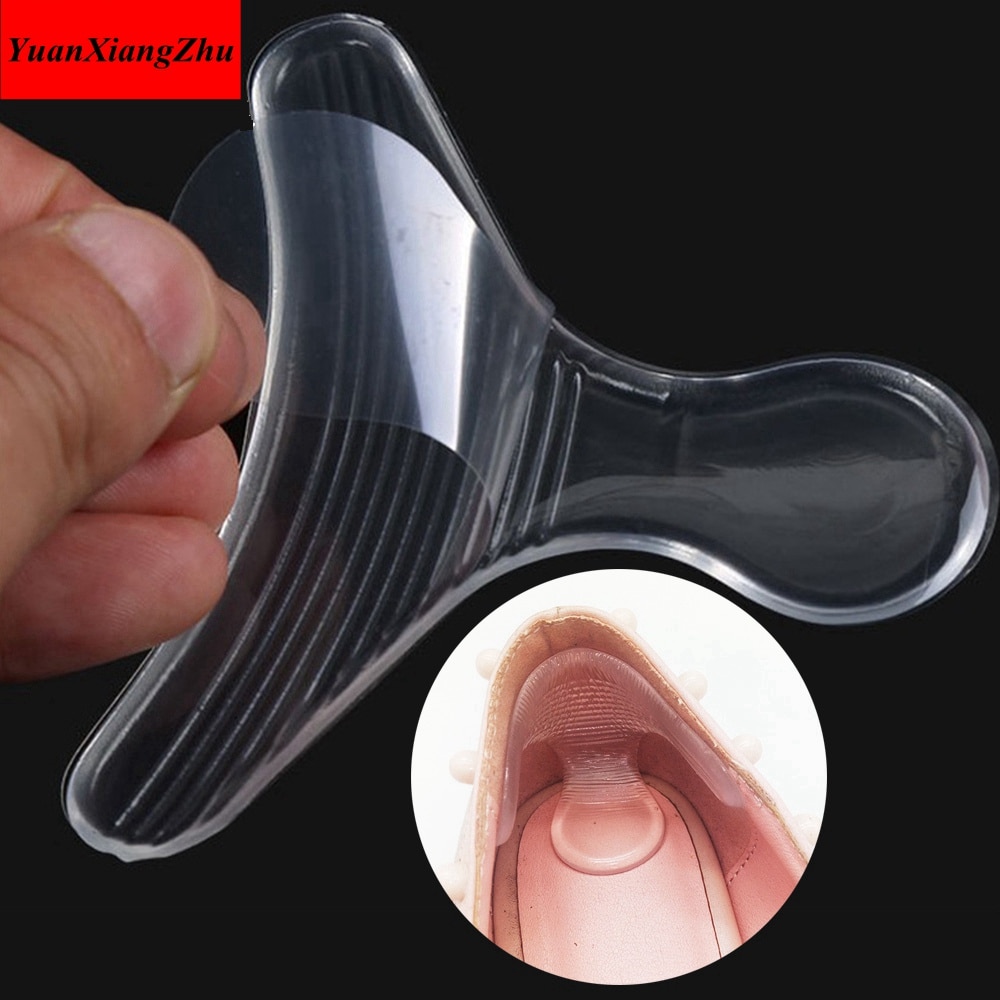 1 Pair Silicone Gel Heel Protector Soft Silicone Insert Heel Liner Grips High Heel Comfort Pads Feet Care Accessories