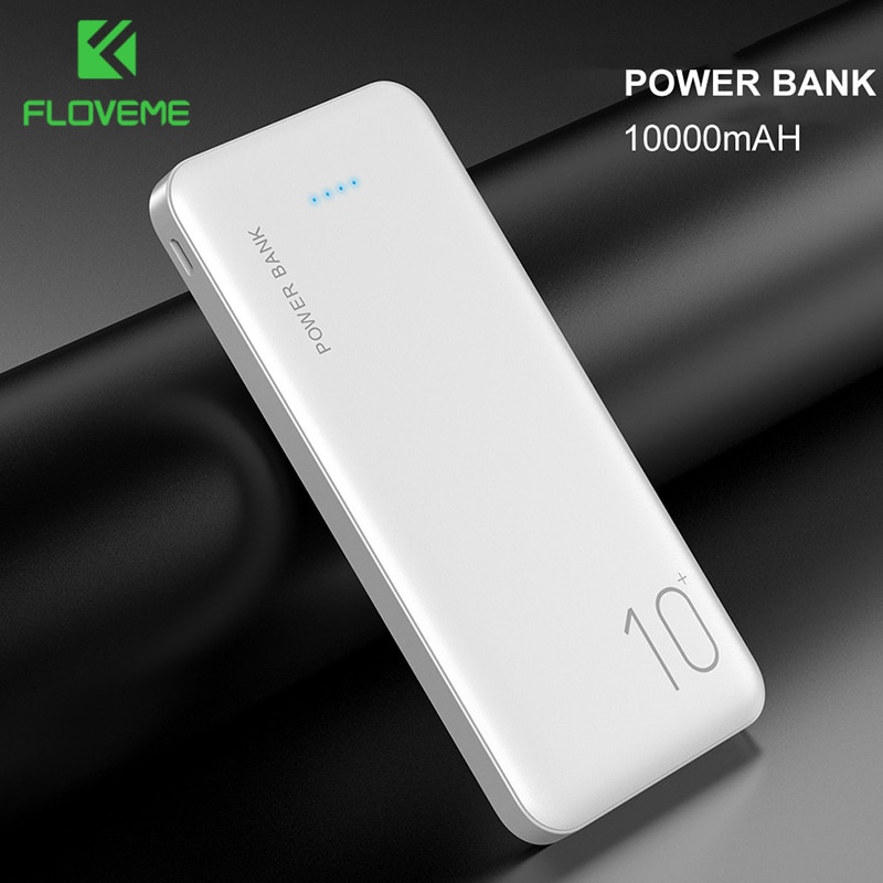 FLOVEME Power Bank 10000mAh Portable Charger For Samsung Xiaomi mi Mobile External Battery Powerbank 10000 mAh Poverbank Phone