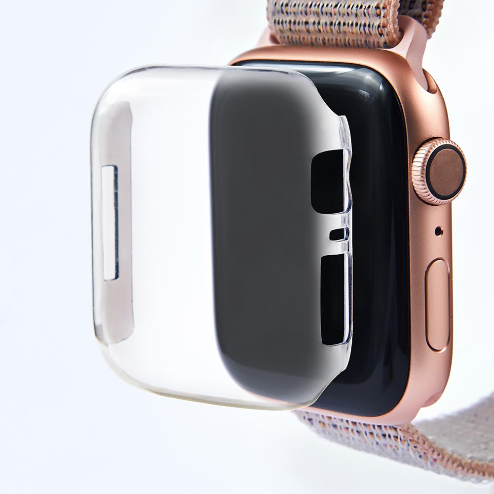 The Intelligent Electronic Accessory Case Is Suitable For The Apple Watch 4 Series of 40 / 44mm Transparent Color Protection Scr