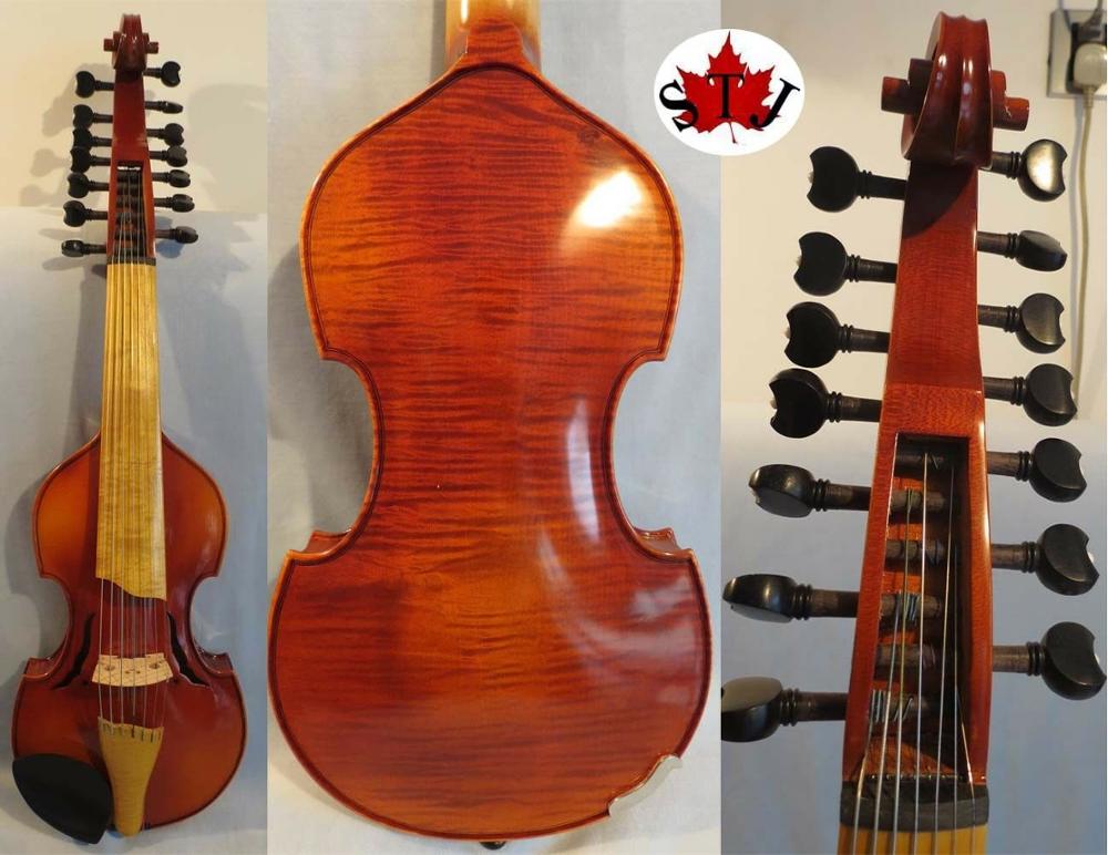 SONG Brand maestro 14 strings 4/4 violin 7×7 strings 14" Viola d'Amore #12952s