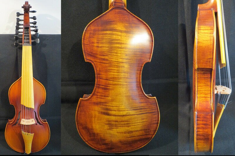 Hand made SONG Brand maestro 7×7 strings 14" Viola d'Amore 4/4 violin #13171